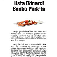 Usta Dönerci®’s new restaurant is opened at Gaziantep Sanko Park Shopping Mall